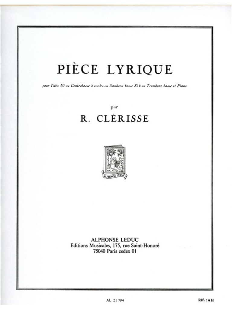 Pièce Lyrique